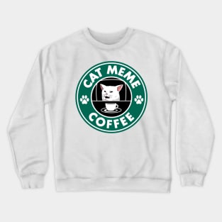 Cat Coffee Crewneck Sweatshirt